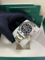 Rolex Daytona Yellow Gold and Steel Daytona Black Index Dial - Oyster Bracelet 126503 - Image 7