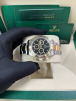 Rolex Daytona Yellow Gold and Steel Daytona Black Index Dial - Oyster Bracelet 126503 - Image 11