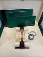 Rolex Daytona Yellow Gold Black Cerachrom Bezel White Index Dial Oysterflex Strap 126518ln - Image 10