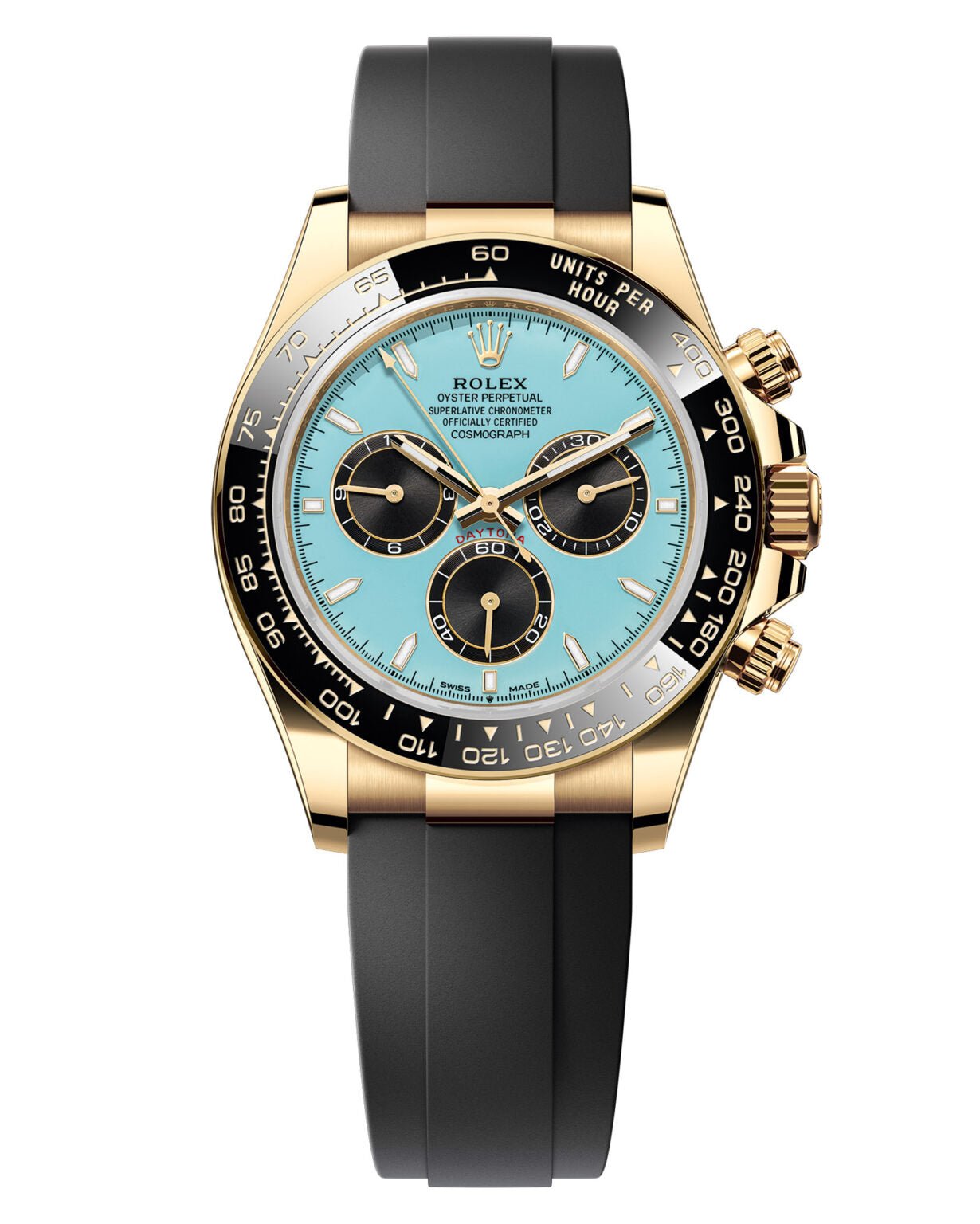 rolex-daytona-yellow-gold-daytona-tiffany-dial-on-oysterflex-new-2025-release-reference-126518-167260.jpg Rolex Daytona Yellow Gold Daytona Tiffany Dial on Oysterflex New 2025 Release Reference 126518 - Image 1