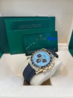 Rolex Daytona Yellow Gold Daytona Tiffany Dial on Oysterflex New 2025 Release Reference 126518 - Image 5