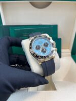 Rolex Daytona Yellow Gold Daytona Tiffany Dial on Oysterflex New 2025 Release Reference 126518 - Image 9
