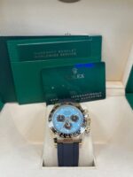 Rolex Daytona Yellow Gold Daytona Tiffany Dial on Oysterflex New 2025 Release Reference 126518 - Image 2