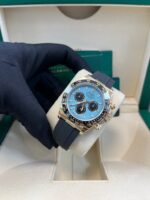 Rolex Daytona Yellow Gold Daytona Tiffany Dial on Oysterflex New 2025 Release Reference 126518 - Image 10