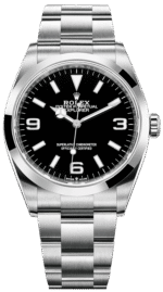 Rolex Explorer Stainless Steel Oyster Perpetual Explorer - Black Dial - Oyster Bracelet 124270
