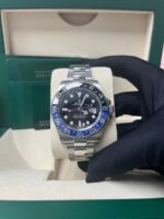 Rolex GMT-Master II 40 Watch - Black and Blue Batman Bezel - Black Dial - Oyster Bracelet (Ref# 126710BLNR) - Image 5