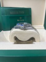 Rolex GMT-Master II 40 Watch - Black and Blue Batman Bezel - Black Dial - Oyster Bracelet (Ref# 126710BLNR) - Image 7