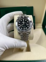 Rolex GMT-Master II Black Grey Bezel Jubilee Bracelet 126710GRNR - Image 9