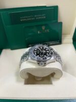Rolex GMT-Master II Black Grey Bezel Jubilee Bracelet 126710GRNR - Image 6
