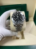 Rolex GMT-Master II Black Grey Bezel Jubilee Bracelet 126710GRNR - Image 7