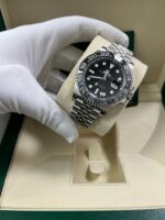 Rolex GMT-Master II Black Grey Bezel Jubilee Bracelet 126710GRNR - Image 8