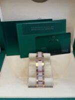 Rolex GMT-Master II Everose Gold/ Full Diamond Paved Dial/ Bracelet Sapphire & Ruby (Ref# 126755SARU) - Image 5