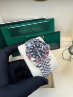 Rolex GMT-Master II Steel Blue & Red "Pepsi" Bezel and Black Dial (Ref# 126710BLRO) - Image 14