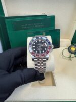 Rolex GMT-Master II Steel Blue & Red "Pepsi" Bezel and Black Dial (Ref# 126710BLRO) - Image 4