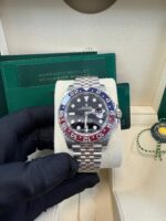 Rolex GMT-Master II Steel Blue & Red "Pepsi" Bezel and Black Dial (Ref# 126710BLRO) - Image 15