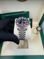 Rolex GMT-Master II Steel Blue & Red "Pepsi" Bezel and Black Dial (Ref# 126710BLRO) - Image 12