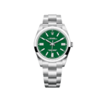 Rolex Oyster Perpetual 41 Stainless Steel - Green Index Dial - Oyster Bracelet (Ref# 124300)