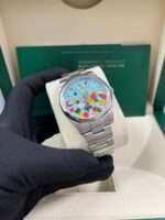 Rolex Oyster Perpetual Oyster Perpetual 41 Celebration Dial New 2023 Release 124300 Turquoise Colorful Dial - Image 7