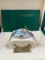 Rolex Oyster Perpetual Oyster Perpetual 41 Celebration Dial New 2023 Release 124300 Turquoise Colorful Dial - Image 3