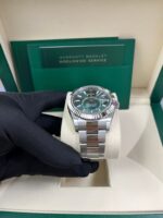 Rolex Sky-Dweller 42 mm Oystersteel and White Gold Green Dial Sky Dweller 336934 - Image 10
