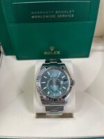 Rolex Sky-Dweller 42 mm Oystersteel and White Gold Green Dial Sky Dweller 336934 - Image 8