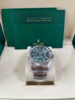 Rolex Sky-Dweller 42 mm Oystersteel and White Gold Green Dial Sky Dweller 336934 - Image 3