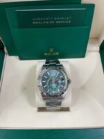 Rolex Sky-Dweller 42 mm Oystersteel and White Gold Green Dial Sky Dweller 336934 - Image 9