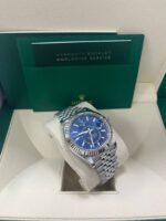 Rolex Sky-Dweller Blue Index Dial Jubilee Bracelet 336934 - Image 4