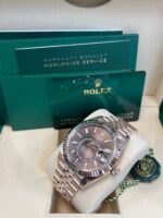 Rolex Sky-Dweller Chocolate Dial Jubilee Bracelet 336935 - Image 5