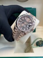 Rolex Sky-Dweller Chocolate Dial Jubilee Bracelet 336935 - Image 9