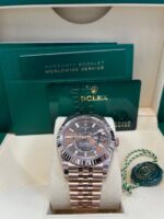 Rolex Sky-Dweller Chocolate Dial Jubilee Bracelet 336935 - Image 2