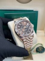 Rolex Sky-Dweller Chocolate Dial Jubilee Bracelet 336935 - Image 10