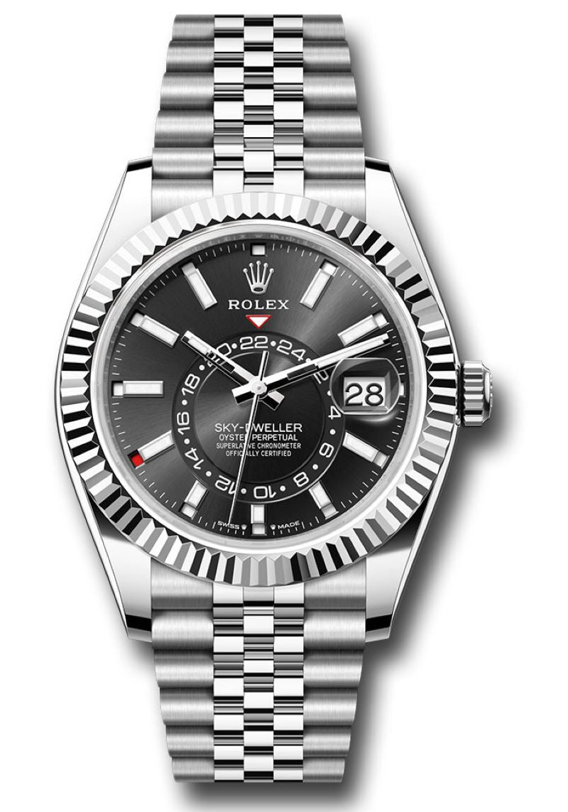 rolex-sky-dweller-fluted-bezel-black-index-dial-jubilee-bracelet-336934-527202.jpg Rolex Sky-Dweller Fluted Bezel Black Index Dial Jubilee Bracelet 336934 - Image 1