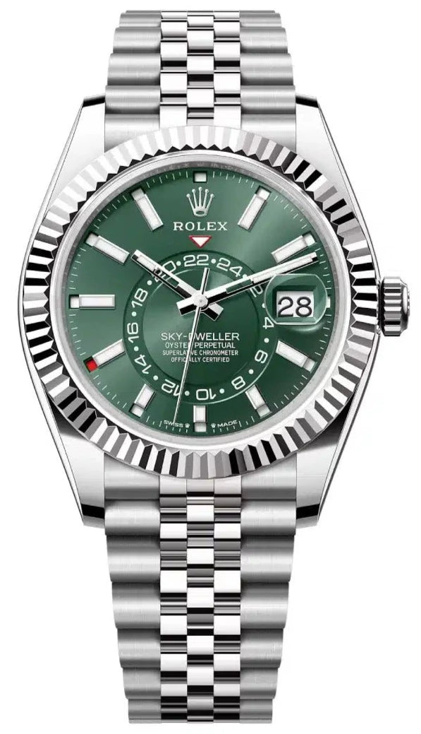 rolex-sky-dweller-mint-green-index-dial-jubilee-bracelet-336934-935488.jpg Rolex Sky-Dweller Mint Green Index Dial - Jubilee Bracelet 336934 - Image 1