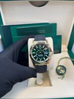 Rolex Sky-Dweller New Release 2025 Sky-Dweller 336238 Yellow Gold Bright Green Dial Oysterflex - Image 7
