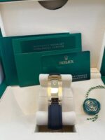 Rolex Sky-Dweller New Release 2025 Sky-Dweller 336238 Yellow Gold Bright Green Dial Oysterflex - Image 8
