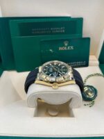 Rolex Sky-Dweller New Release 2025 Sky-Dweller 336238 Yellow Gold Bright Green Dial Oysterflex - Image 4
