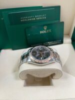 Rolex Steel and Rose Gold Datejust 41mm - Fluted Bezel - Slate Gray Wimbledon Roman Dial (Reference #126331) - Image 5