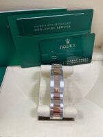 Rolex Steel and Rose Gold Datejust 41mm - Fluted Bezel - Slate Gray Wimbledon Roman Dial (Reference #126331) - Image 7