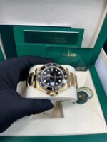 Rolex Submariner Date Certified Yellow Gold Black Dial 116618ln - Image 8