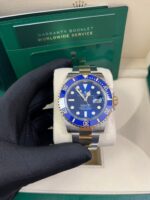 Rolex Submariner Two-Tone Yellow Gold & Steel Rolesor - Blue Dial Ceramic Bezel (Ref# 126613LB) - Image 12