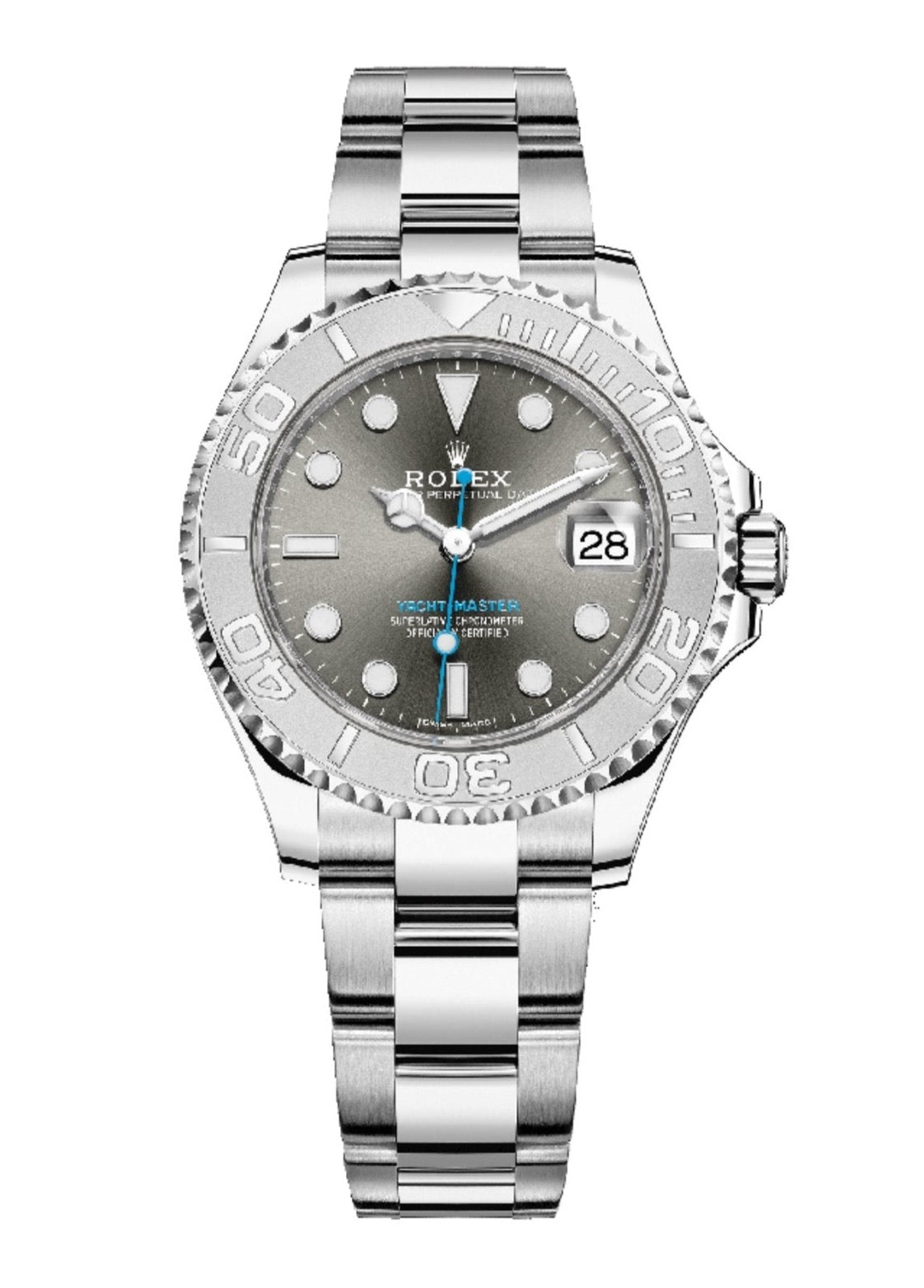 rolex-yacht-master-37-37mm-rhodium-dial-268622-steel-with-platinum-bezel-376337.jpg Rolex Yacht-Master 37 37mm Rhodium Dial 268622 Steel with Platinum Bezel - Image 1