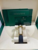 Rolex Yacht-Master 42 Yellow Gold Baguette Bezel Diamond Set Case/Buckle 226668TBR - Image 5