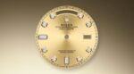 Rolex Yellow Gold Day-Date 36 Watch - Fluted Bezel - Champagne Diamond Dial - Diamond President Bracelet - Image 4