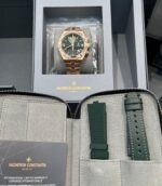 Vacheron Constantin Overseas Chronograph Rose Gold Green Dial 5520V/210R-B966 - Image 2