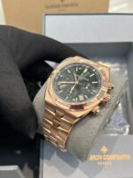 Vacheron Constantin Overseas Chronograph Rose Gold Green Dial 5520V/210R-B966 - Image 9